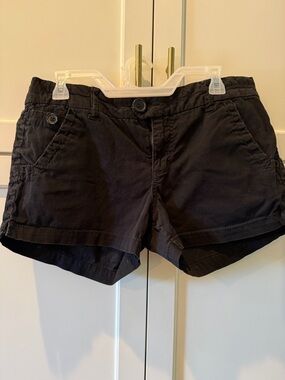 Freestyle Black High-Waist Casual Shorts
